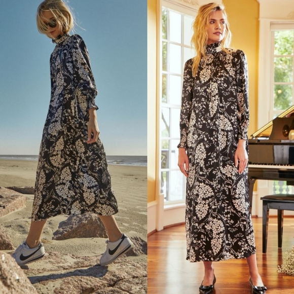 HUNTER BELL Dresses & Skirts - NWT HUNTER BELL NYC Crosby Floral Silk Dress